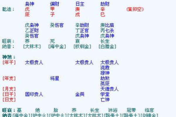 八字排盘详解破解版