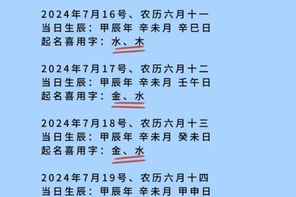 孩子的生辰八字起名
