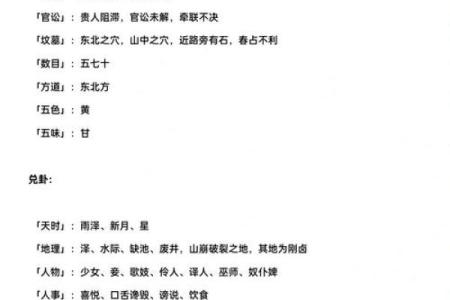 紫微斗数之八卦万物类象：兑卦详解