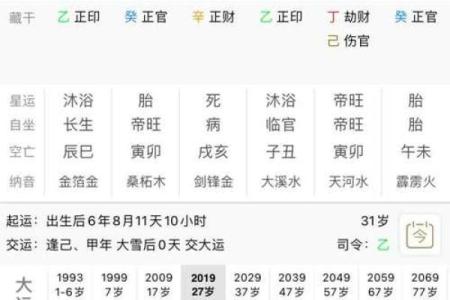 八字日支被流年冲