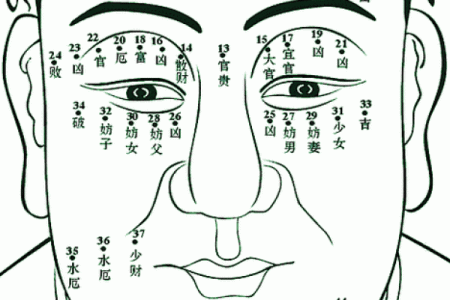 额头痣相算命